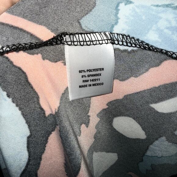 24/7 Comfort Apparel Butterfly Print Scoop Neck Tank Top, orange butterfly 1X - Picture 5 of 5